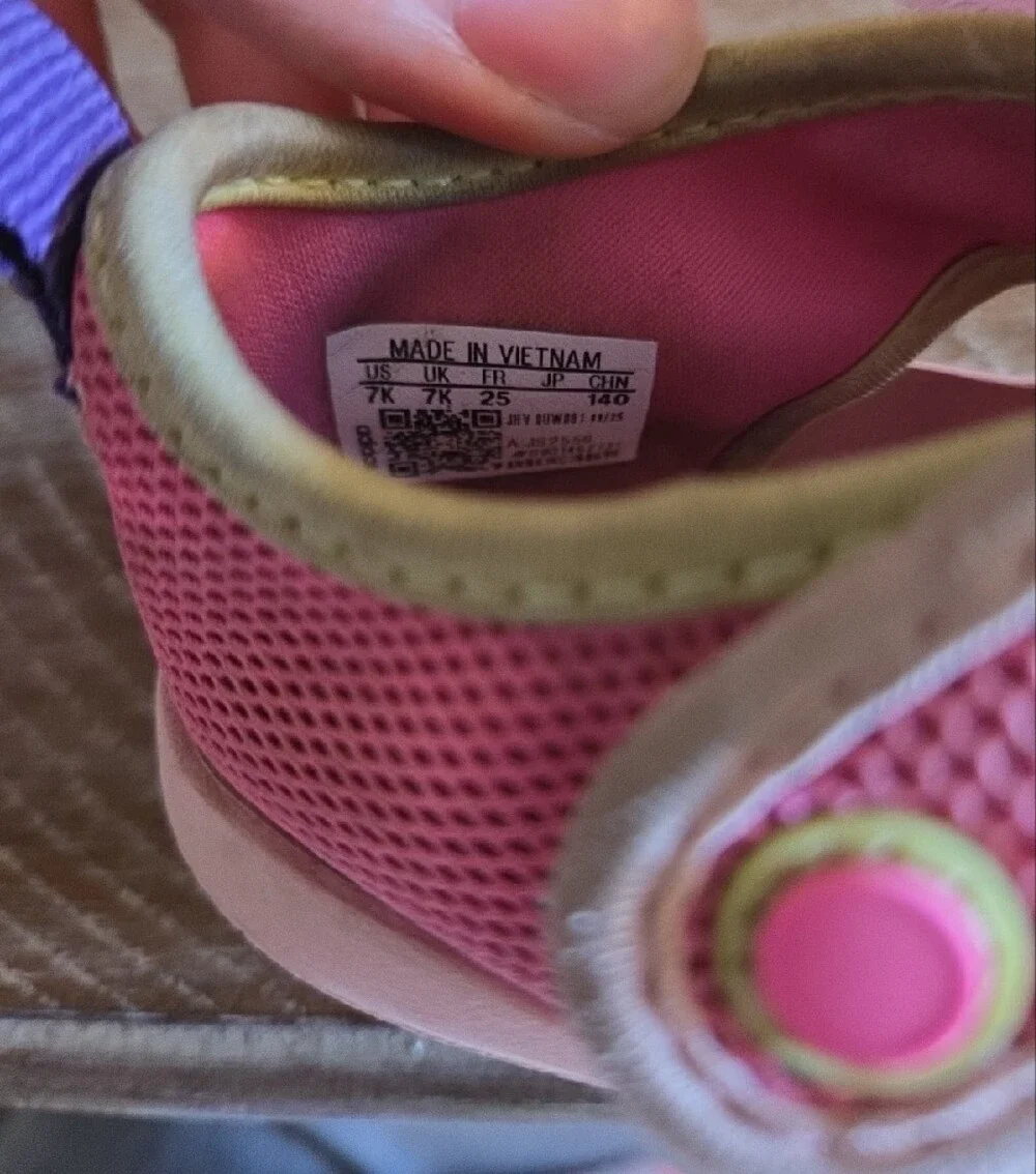Adidas Altaventure Kids Pink Mesh Water Shoes Toddlers size 7